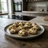 Délicieux Canapés de Pain de Seigle au Roquefort pour Apéritif