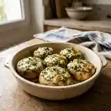 Délicieux Champignons de Paris Farcis au Boursin Crémeux