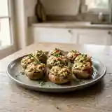 Délicieux Champignons Farcis au Crabe