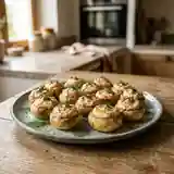 Délicieux champignons farcis au tarama pour apéritif gourmand