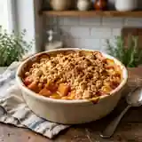 Délicieux Crumble de Papaye à la Cannelle