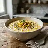 Délicieux Dessert Chinois au Maïs Doux et Crémeux