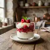 Délicieux Fromage Blanc aux Framboises Fraîches : Dessert Léger et Gourmand