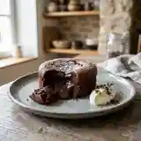 Délicieux Gâteau au Chocolat Fondant de Metz pour 1 Personne