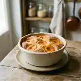 Délicieux gâteau de semoule aux abricots fondants
