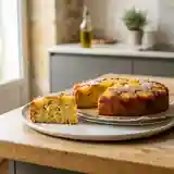 Délicieux gâteau moelleux à l'ananas frais