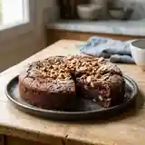 Délicieux gâteau moelleux au chocolat et amandes