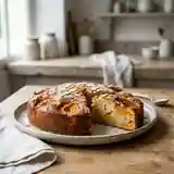 Délicieux gâteau moelleux aux abricots et amandes