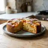Délicieux gâteau moelleux aux abricots frais