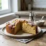 Délicieux gâteau moelleux aux pommes et yaourt fait maison