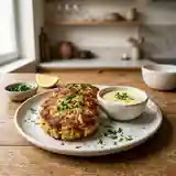 Crab Cakes dorés et leur sauce crémeuse