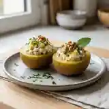 Délicieux Kiwi Gold Farci au Fromage Frais et Noix
