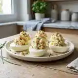 Délicieux œufs mimosa aux crevettes : recette facile et gourmande