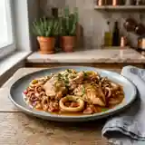 Délicieux Poulet aux Calamars à la Provençale