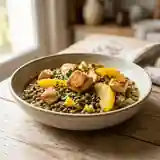 Délicieux Poulet aux Lentilles et Agrumes : Recette Saine et Savoureuse