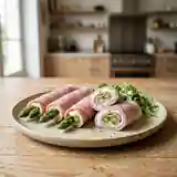 Délicieux Roulé de Jambon aux Asperges Vertes Fraîches