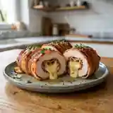 Délicieux Rouleaux de Dinde au Bacon et Fromage Fondant