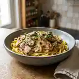 Délicieux Stroganoff de Porc à la Crème et Champignons