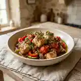 Dinde Provençale Savoureuse aux Herbes et Légumes