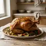Dinde rôtie de Thanksgiving : recette traditionnelle savoureuse pour 1 personne