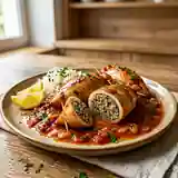 Encornets farcis à la portugaise : recette savoureuse et authentique