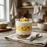 Entremets fondants pomme et cannelle