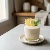 Entremets léger aux pommes fondantes et mousse vanillée
