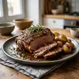Épaule d'agneau rôtie au cumin, recette savoureuse et parfumée