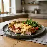 Escalope valaisanne fondante au jambon et fromage