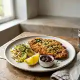 Escalopes allemandes croustillantes à la bière et aux herbes