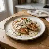 Escalopes de dinde à la crème de truffes