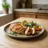 Escalopes de poulet farcies au fromage et aux amandes, recette gourmande et facile