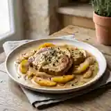 Escalopes de veau à la normande : recette savoureuse au cidre et pommes