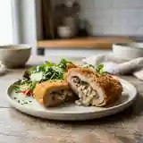 Escalopes panées farcies à la forestière : recette gourmande et savoureuse