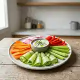 Éventail de Crudités Fraîcheur : Recette Facile et Colorée