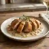 Faisan rôti, sauce onctueuse aux échalotes