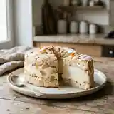 Fausse charlotte meringuée aux amandes et kirsch, dessert léger et gourmand