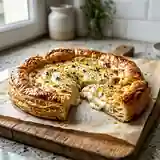 Feuilleté gourmand au fromage de chèvre frais