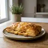 Feuilleté jambon fromage doré
