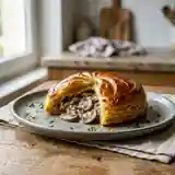 Feuilleté gourmand aux champignons frais