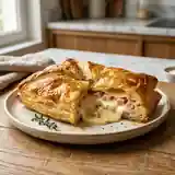 Feuilleté Savoyard Fondant au Fromage et Jambon