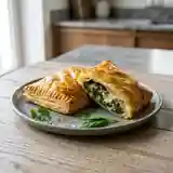 Feuilletés croustillants aux épinards frais et fromage fondant