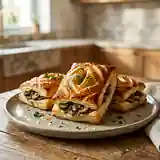 Feuilletés fondants aux champignons de Paris
