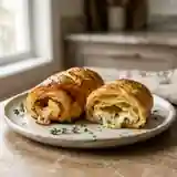 Feuilletés gourmands à la bûche de chèvre et aux herbes fraîches
