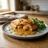 Feuilletés gourmands de Saint-Jacques à la sauce Nantua
