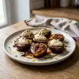 Figues rôties au whisky et crème onctueuse
