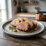 Filet d'Agneau en Croûte de Pommes de Terre Dorées