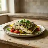 Filet de Colin au Pesto Maison : Recette Facile et Savoureuse