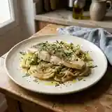 Filet de Loup de Mer Rôti au Fenouil Fondant