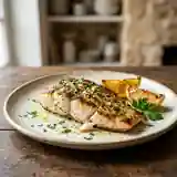 Filet de Poisson Jaune Grillé aux Herbes Fraîches